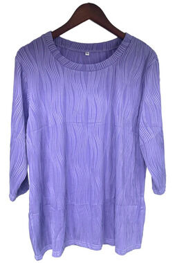 Jome Design Women's 3/4 Sleeve Top Purple - Regular